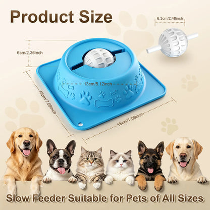 Dog & Cat Lick Bowl for Wet Treats