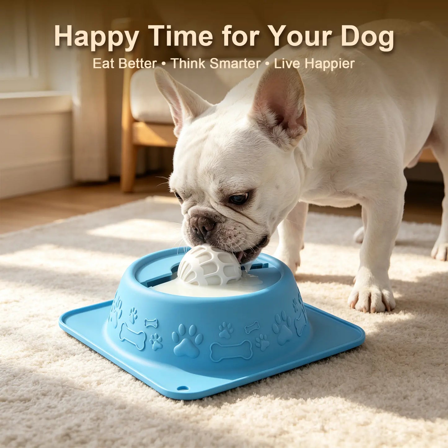 Dog & Cat Lick Bowl for Wet Treats