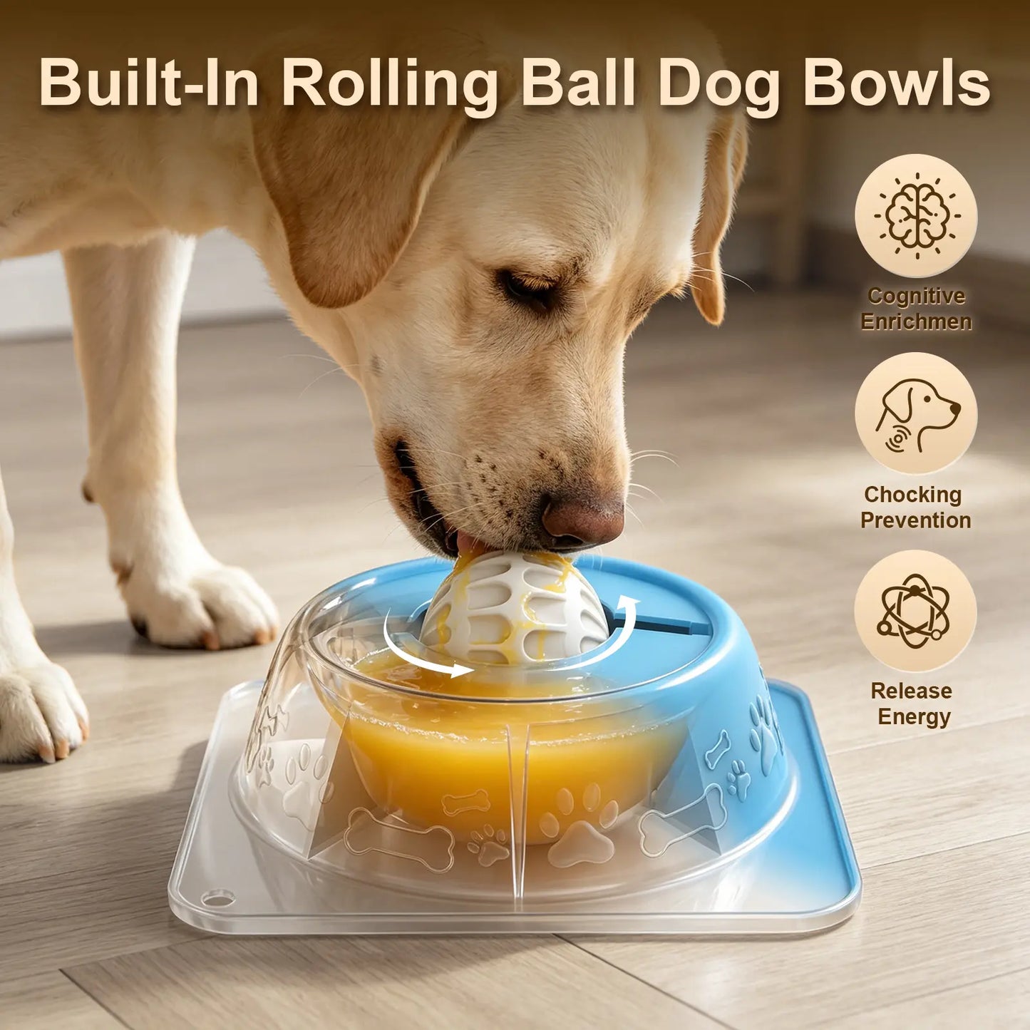 Dog & Cat Lick Bowl for Wet Treats