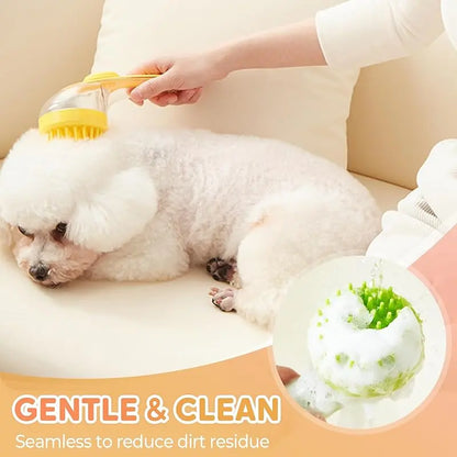 Adjustable Pet Grooming Massage Bath Brush - 