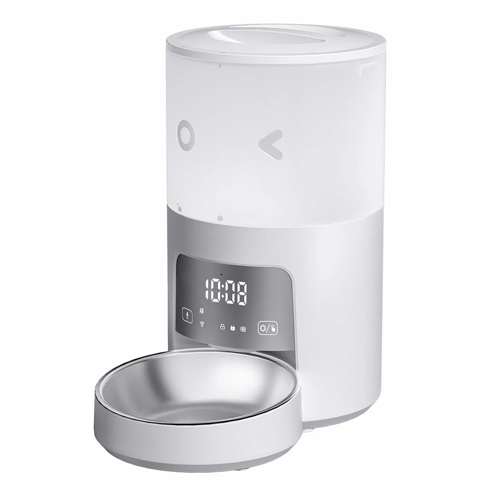 4-Liter Automatic Pet Feeder with Smart Wifi App Control; Cat and Dog Feeder